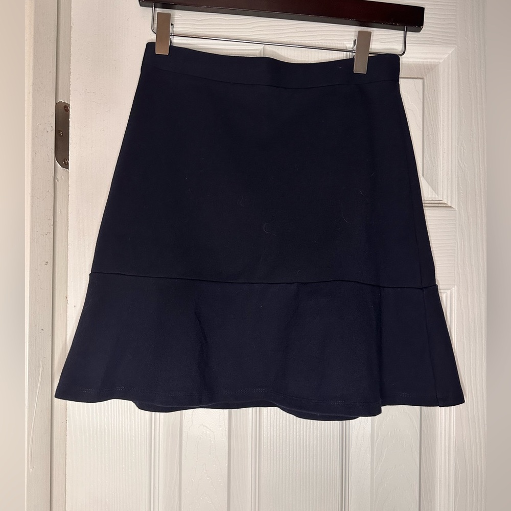 Fit and Flare Navy Skirt